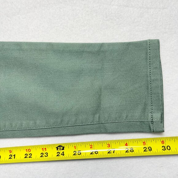 St. John's Bay Women's Skinny Stretch Mid Rise Green Pants Sz 4 Five Pockets NWT - Picture 12 of 12